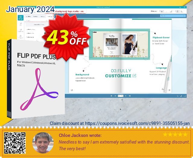 Flip PDF Plus discount 43% OFF, 2022 Parents' Day offering sales. 30% OFF Flip PDF Plus, verified