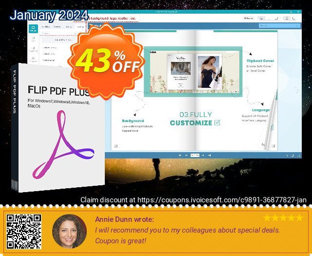 Flip PDF Plus for MAC discount 43% OFF, 2022 Easter Day offering discount. 43% OFF Flip PDF Plus for MAC, verified