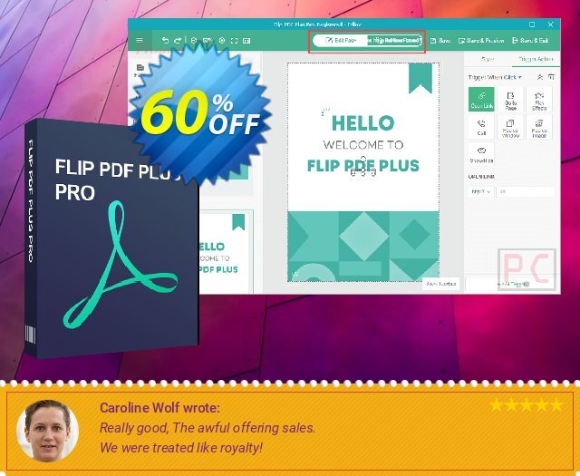 Flip PDF Plus PRO discount 60% OFF, 2024 Easter Day offering sales. 43% OFF Flip PDF Plus PRO, verified