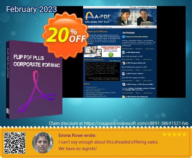 Flip PDF Plus Corporate for Mac (5 Seats) discount 20% OFF, 2023 Camera Day discounts. Back to School Promotion