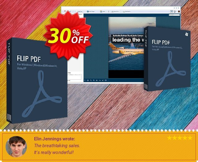 Flip PDF baik sekali voucher promo Screenshot