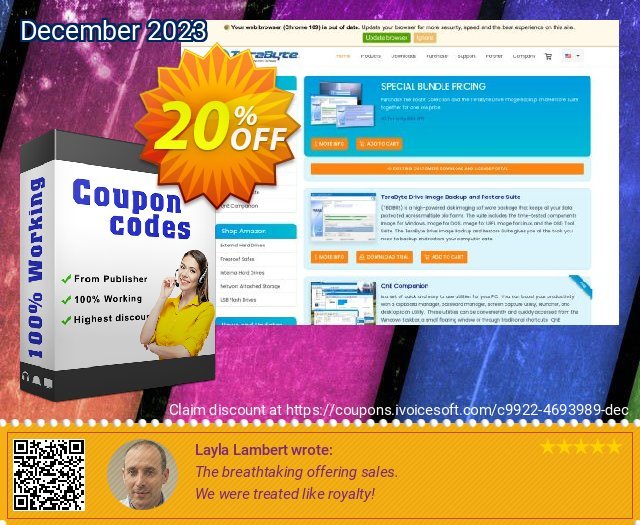 TeraByte Bundle Exzellent Verkaufsförderung Bildschirmfoto