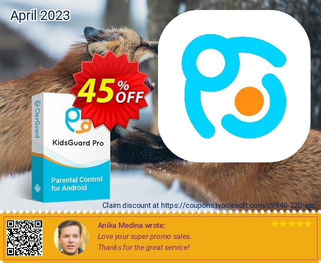 KidsGuard Pro (3-Month Plan) discount 45% OFF, 2024 World Heritage Day promo sales. 43% OFF KidsGuard Pro for Android (3-Month Plan), verified
