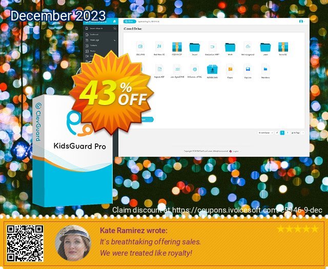 KidsGuard Pro iCloud (1-Year Plan) klasse Nachlass Bildschirmfoto
