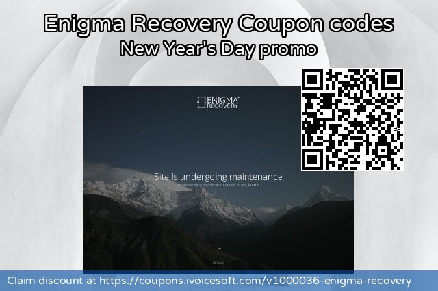 Enigma Recovery Coupon code for 2022 Halloween
