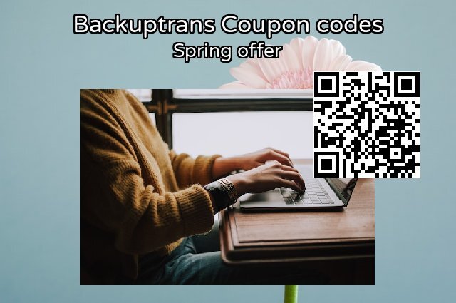 Backuptrans Coupon code for 2024 Back to School