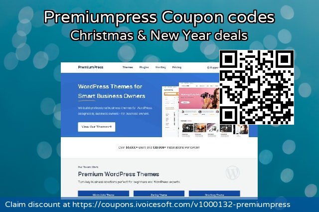 Premiumpress Coupon code for 2022 Christmas & New Year