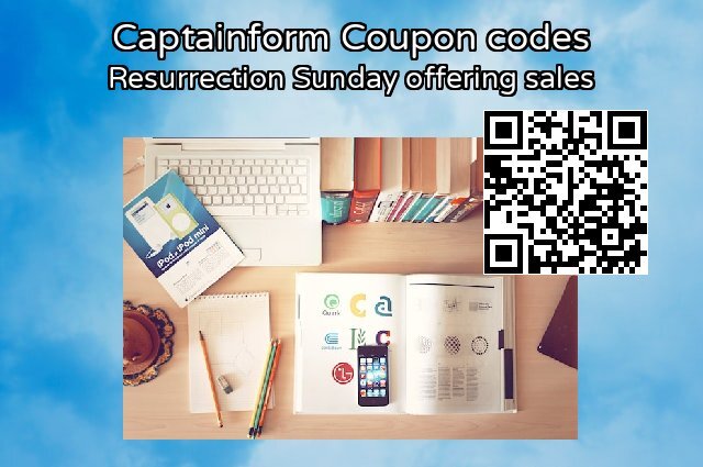 Captainform Coupon code for 2024 Resurrection Sunday