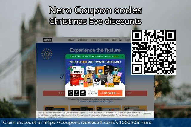 Nero Coupon code for 2024 Kiss Day
