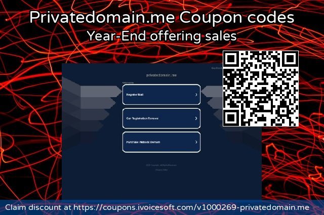 Privatedomain.me Coupon code for 2023 World Backup Day