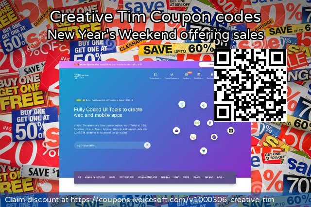 Creative Tim Coupon code for 2022 World Photo Day