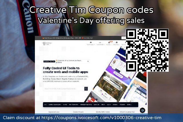 Creative Tim Coupon code for 2024 Cyber Monday