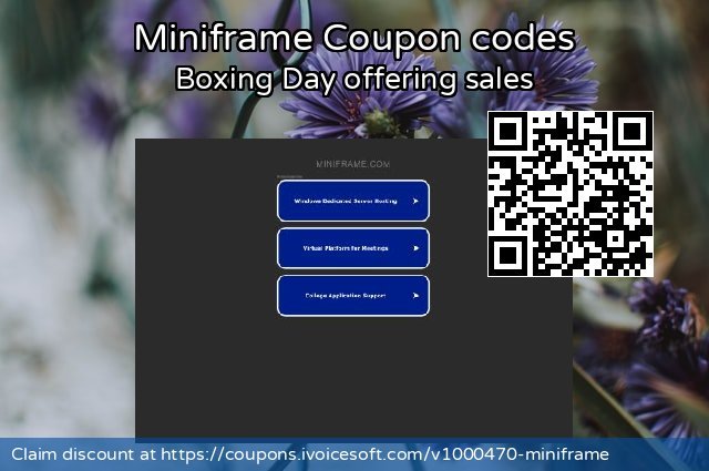 Miniframe Coupon code for 2022 National Family Day
