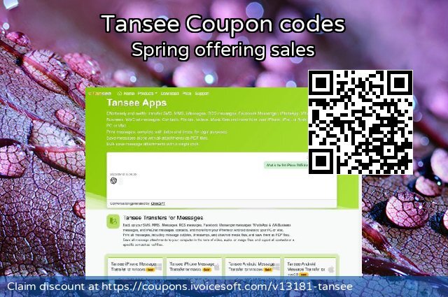 Tansee Coupon code for 2024 Easter