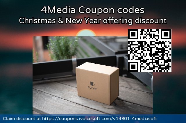 4Media Coupon code for 2022 Christmas & New Year