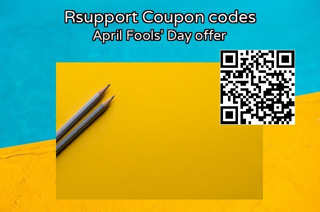 Rsupport Coupon code for 2024 April Fools' Day