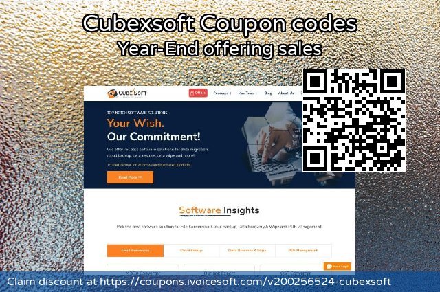 Cubexsoft 惊人的 产品折扣, 2022 元旦