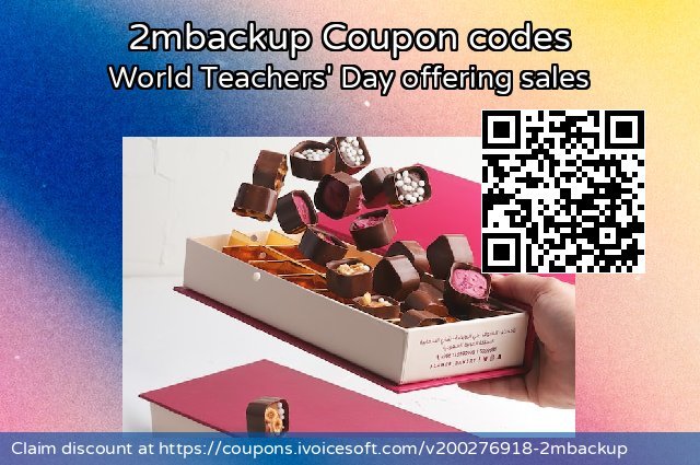 2mbackup Coupon code for 2023 World Teachers' Day