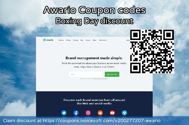 Awario Coupon code for 2022 World Press Freedom Day