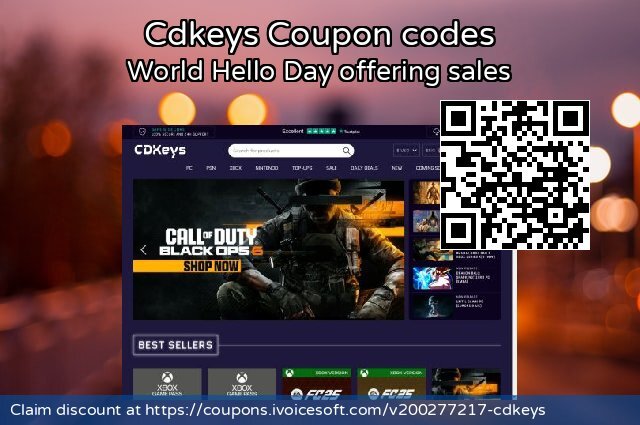 Cdkeys Coupon code for 2024 Memorial Day