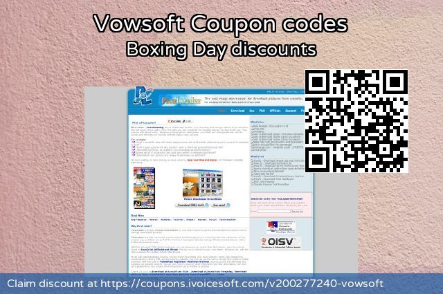 Vowsoft Coupon code for 2022 Boxing Day
