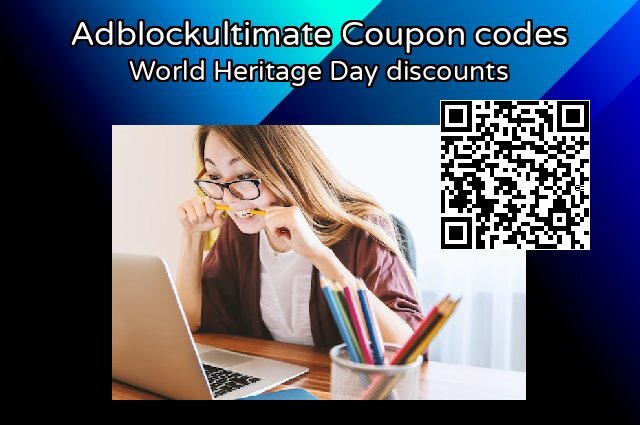 Adblockultimate Coupon code for 2024 World Heritage Day