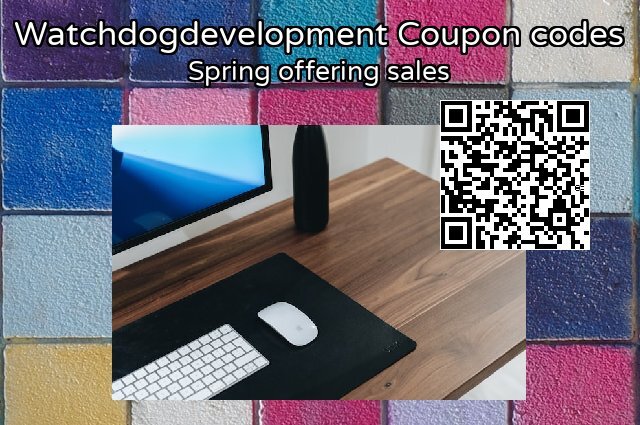 Watchdogdevelopment Coupon code for 2024 Spring