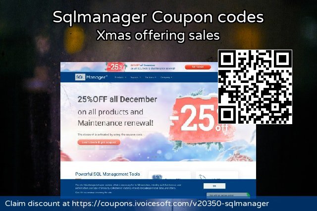 Sqlmanager Coupon code for 2022 Xmas