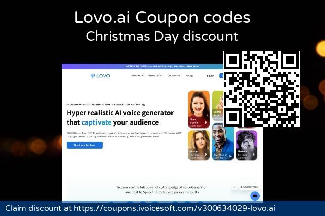 Lovo.ai Coupon code for 2024 American Heart Month