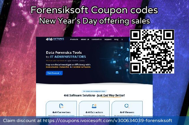 Forensiksoft Coupon code for 2022 New Year's Weekend