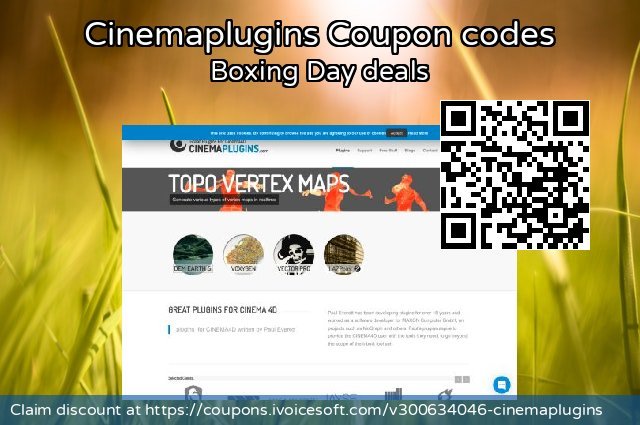 Cinemaplugins Coupon code for 2022 Boxing Day