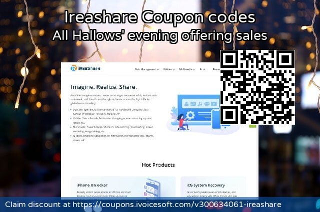 Ireashare Coupon code for 2024 All Hallows' evening