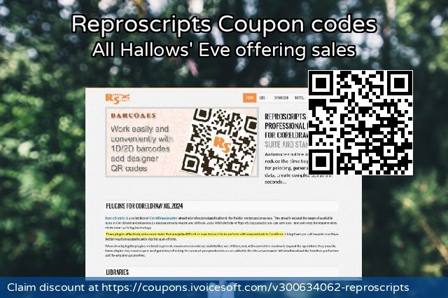 Reproscripts 令人难以置信的 产品交易, 2024 万圣节