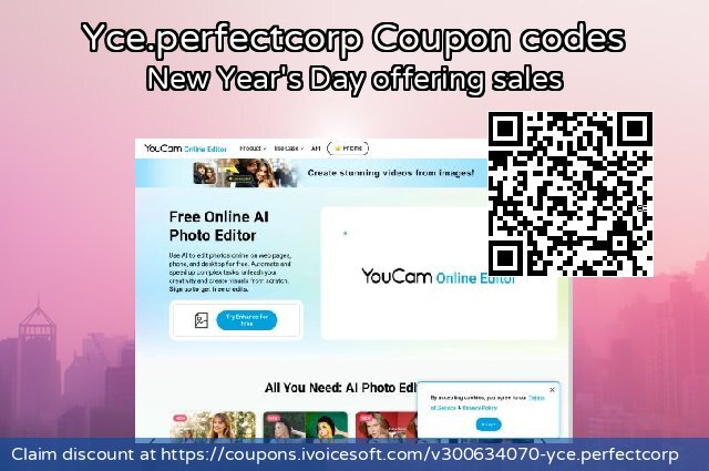 Yce.perfectcorp Coupon code for 2025 New Year's Day