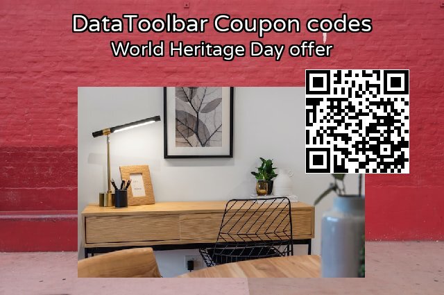 DataToolbar Coupon code for 2024 World Heritage Day