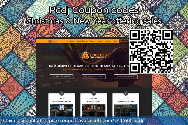 Pcdj Coupon code for 2022 Christmas & New Year