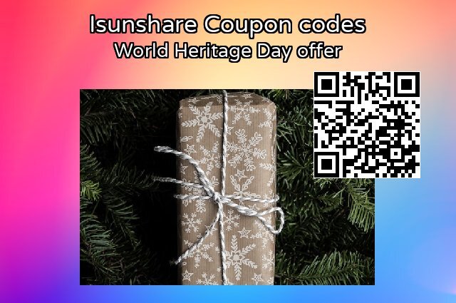 Isunshare Coupon code for 2024 World Heritage Day