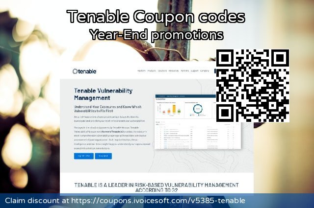 Tenable Coupon code for 2022 Mother's Day