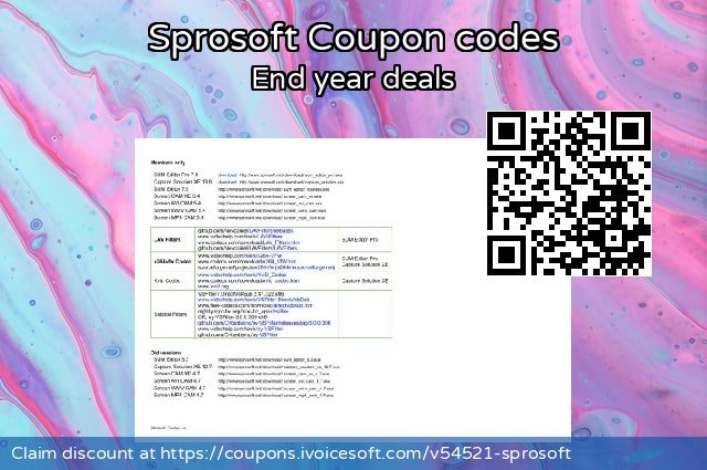 Sprosoft Coupon code for 2022 Mother Day