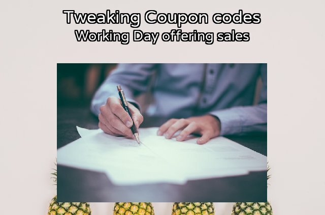 Tweaking Coupon code for 2024 April Fools' Day