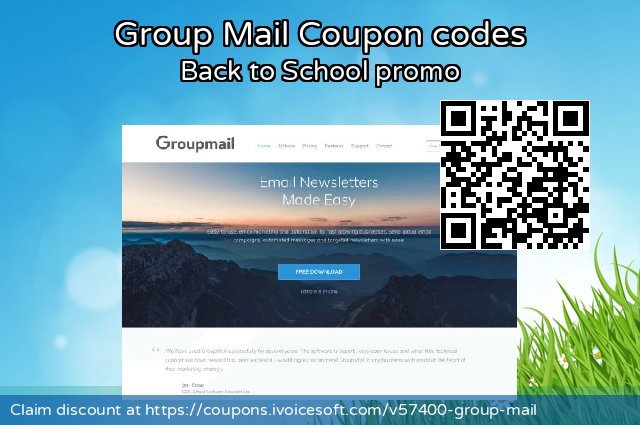 Group Mail Coupon code for 2022 World Humanitarian Day