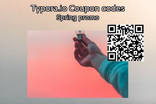 Typora.io Coupon code for 2024 Spring