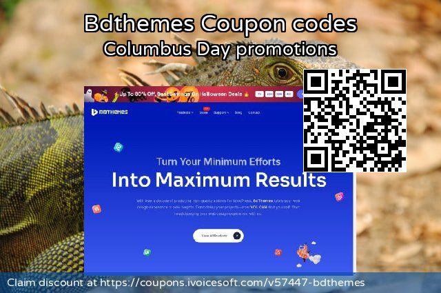 Bdthemes Coupon code for 2024 Columbus Day