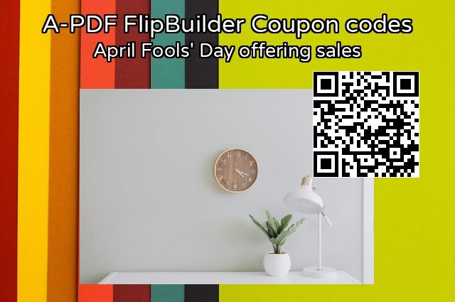 A-PDF FlipBuilder Coupon code for 2024 April Fools' Day